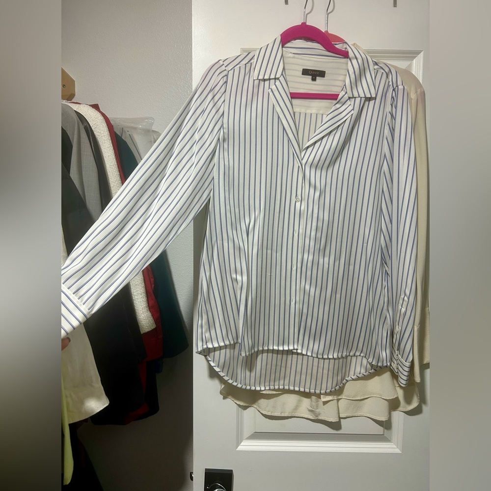 6 shirt and sweater combo - Medium size - J crew, CK, chicos, boden, quince